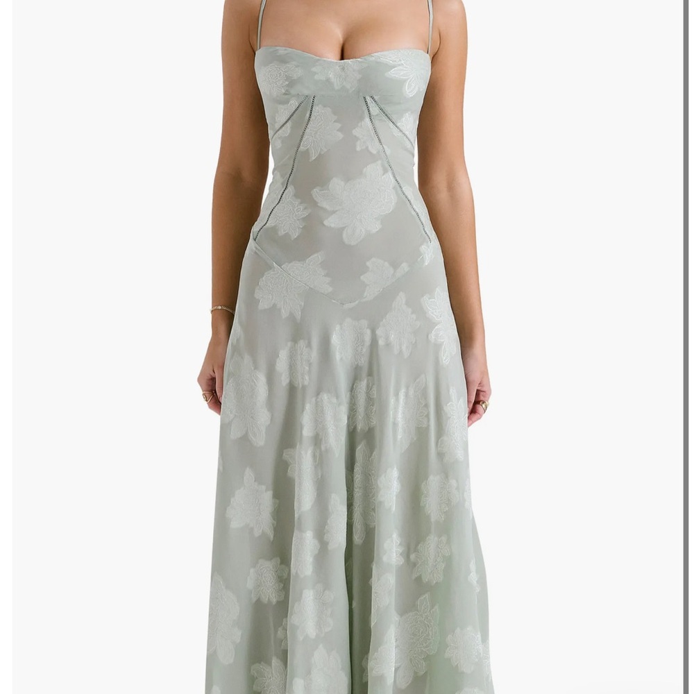 House Of CB - Seren Lace Up Back Gown